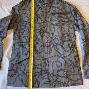 10 Deep Size Medium Chain Gang Hoodie Versacesque Classic Rare Streetwear